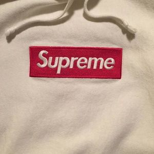 Supreme Box Logo Hoodie White